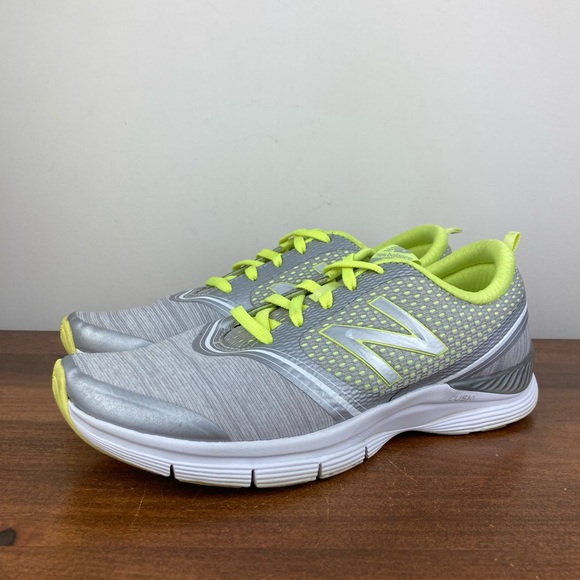 New Balance 711 Cush Running Athletic Gray Yellow Shoes WX711GY Women’s Size 9B. - Picture 1 of 11